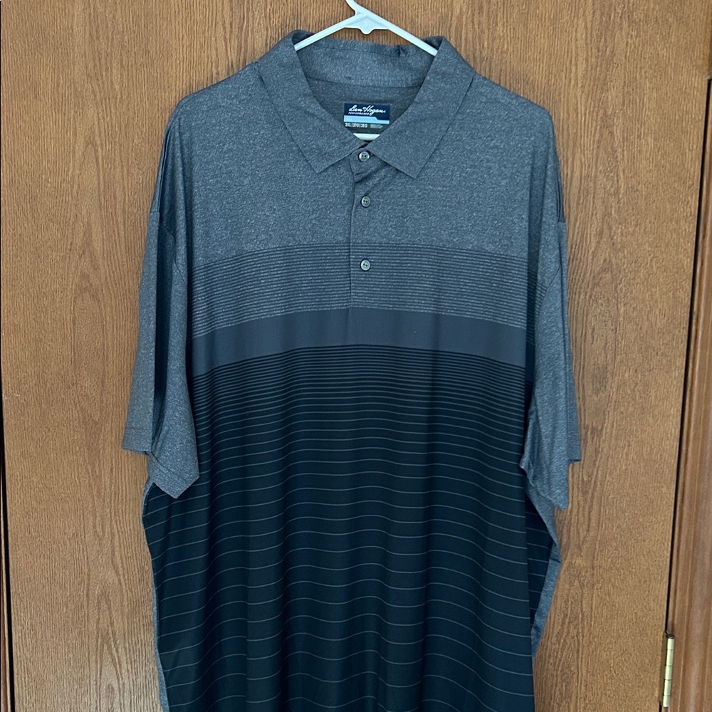 Ben Hogan Men’s Polo Shirt - Gray/Black